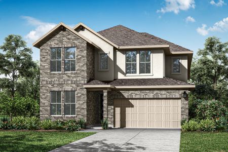 New construction Single-Family house 13203 Ranahan Rd, Buda, TX 78610 plan Linden - image