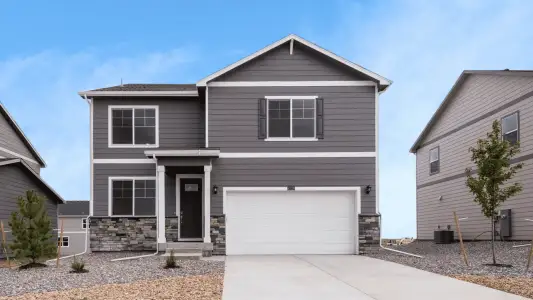 New construction Single-Family house 43112 Castle Stuart St, Elizabeth, CO 80107 plan Bridgeport - image