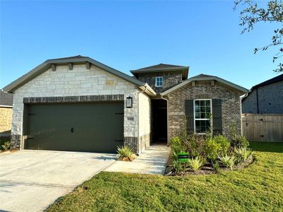 New construction Single-Family house 5406 Autrey Bend Lane, Fulshear, TX 77441 Ashen- photo 0