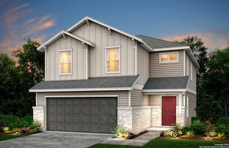 New construction Single-Family house 816 Heartseed Avenue, New Braunfels, TX 78130 Springfield- photo 0