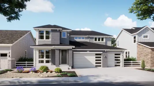 New construction Single-Family house 24382 E Atlantic Dr, Aurora, CO 80018 plan 5004 - image