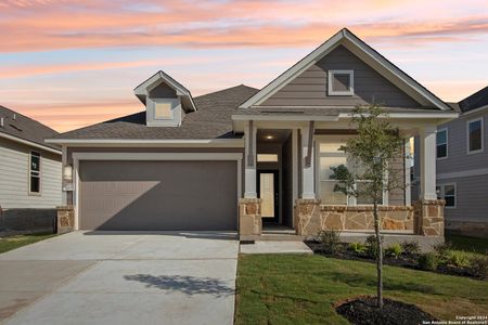 New construction Single-Family house 12137 Vine Blossom, Schertz, TX 78154 The Veracruz- photo 1 1