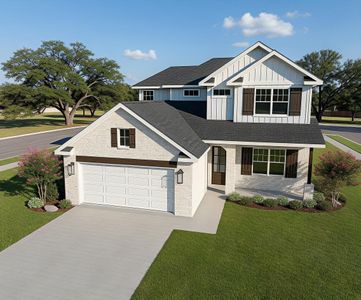 New construction Single-Family house 1638 Frontera Ranch Blvd, College Station, TX 77845 plan The Orchid - image