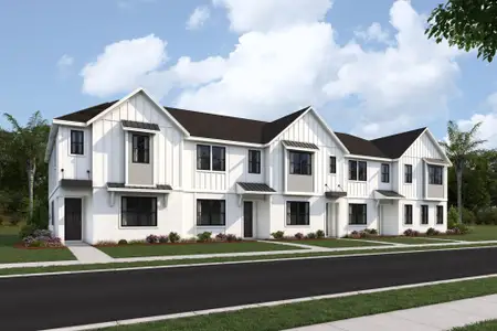 New construction Townhouse house 199 70Th St S, St. Petersburg, FL 33707 plan Sunset - image