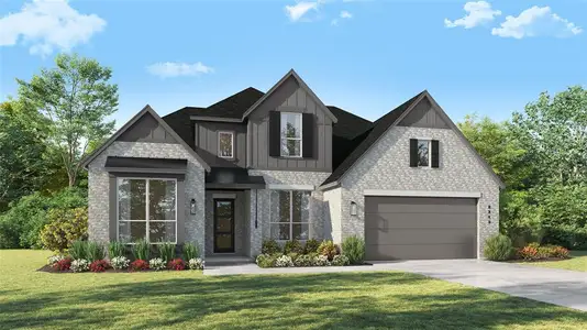 New construction Single-Family house 3563 Redbud Flower Trl, Midlothian, TX 76084 plan Leyland - image