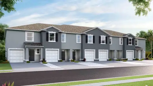 New construction Single-Family house 17322 Spanish Oak Lp, Land O' Lakes, FL 34638 plan Glen - image