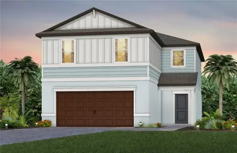 New construction Single-Family house 33375 Binding Ties Ln, Wesley Chapel, FL 33545 plan Talon - image
