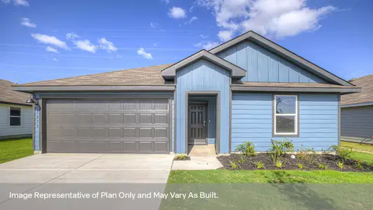 New construction Single-Family house 1035 Gladys Run, Seguin, TX 78155 plan The Bailey - image