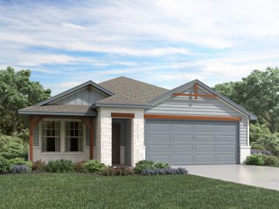 New construction Single-Family house 258 Red Tail Hawk Ln, Cedar Creek, TX 78612 plan The Braman (810) - image