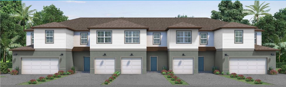 New construction Townhouse house 622 Cedar Elm Ct, Eustis, FL 32736 plan Campbell - image