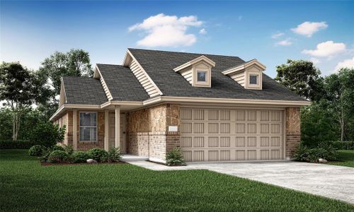 New construction Single-Family house 1237 Falcon Heights Drive, Forney, TX 75126 Red Oak II- photo 0