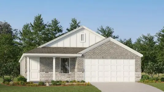 New construction Single-Family house 3040 Duskshine Dr, Brookshire, TX 77423 plan Layton - image