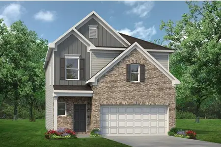 New construction Single-Family house 1215 Elowen Dr, Austell, GA 30168 The Buford II- photo 0