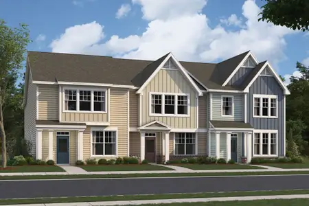 New construction Townhouse house 3054 Horton Ridge Blvd, Apex, NC 27502 plan Hazelnut - image
