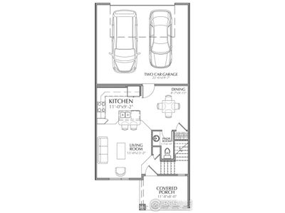 New construction Condo house 420 High Point Dr, Unit 102, Longmont, CO 80504 plan Eldorado - image
