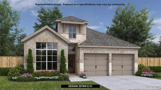 New construction Single-Family house 13036 Macar Manor, San Antonio, TX 78245 2079W- photo 0