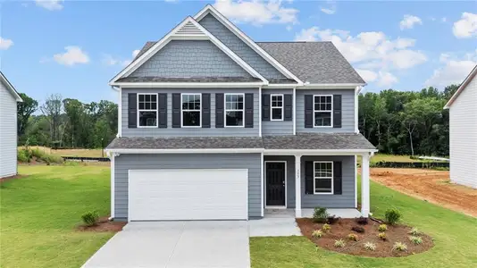 New construction Single-Family house 215 Hampton Hollow Dr, Jefferson, GA 30549 plan Turnbridge - image