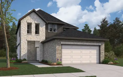 New construction Single-Family house 16411 Ginger Xing, Elmendorf, TX 78112 plan Matagorda - image