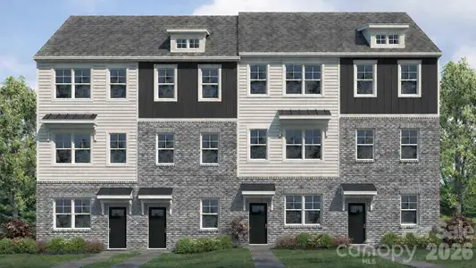 New construction Townhouse house 711 Silvertree Wy, Charlotte, NC 28205 - image