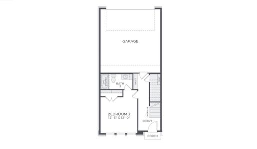 New construction Townhouse house 14701 Live Oak Cir, Addison, TX 75001 plan Magnolia End Left - image 3