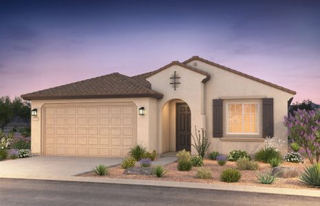 New construction Single-Family house 16712 W Whispering Wind Dr, Surprise, AZ 85387 Barletta- photo 0