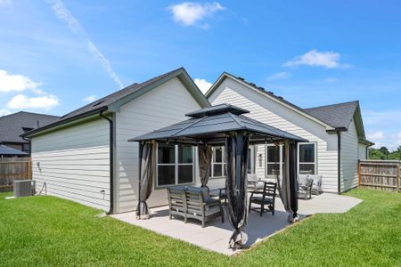 New construction Single-Family house 1218 Hidden Oaks Dr, Tomball, TX 77375 plan Portico - image