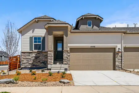 New construction Duplex house 3402 N Buchanan Wy, Aurora, CO 80019 plan The Castlewood - image