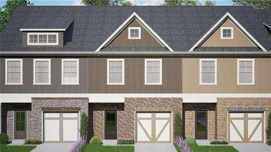 New construction Townhouse house 4884 Orchard Grove Wy, Gainesville, GA 30504 plan Bradley - image