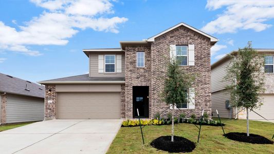 New construction Single-Family house 2140 Ghost Rider Ct, Leander, TX 78641 plan The Naples - image
