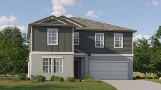 New construction Single-Family house 22485 Aperture Wy, Land O' Lakes, FL 34637 plan Trenton - image