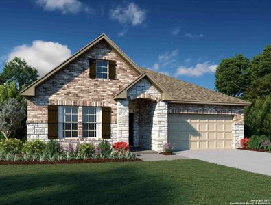 New construction Single-Family house 169 Desert Cactus, San Antonio, TX 78253 plan Kennedy - image