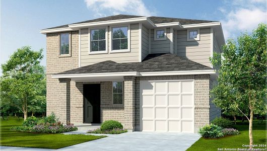 New construction Single-Family house 1617 Hoatzin Run, San Antonio, TX 78253 The Swift- photo 0