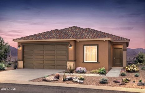 New construction Single-Family house 25176 W Wier Ave, Buckeye, AZ 85326 Marigold- photo 0