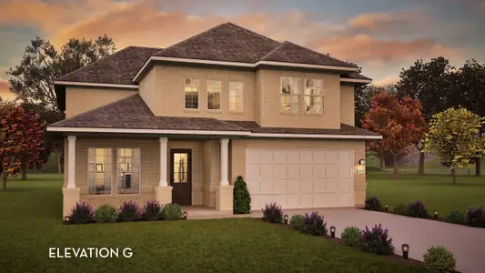 New construction Single-Family house 12831 Hush Dr, San Antonio, TX 78245 plan Hayden - image