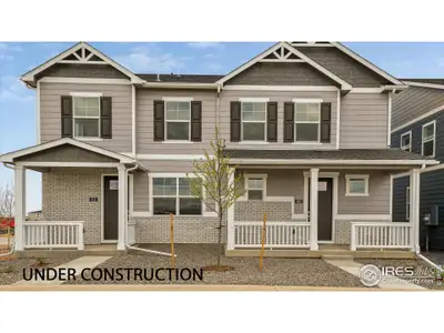 New construction Duplex house 659 Thoroughbred Ln, Johnstown, CO 80534 MELBOURNE- photo 0