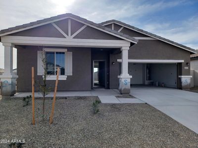 New construction Single-Family house 24115 W Sunland Avenue, Buckeye, AZ 85326 Violet- photo 0