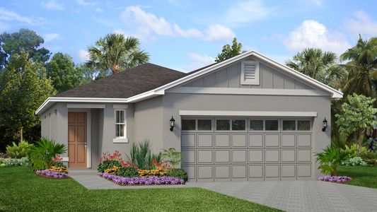 New construction Single-Family house 9144 Wildlight Trail, Wildwood, FL 34785 Amaze- photo 0