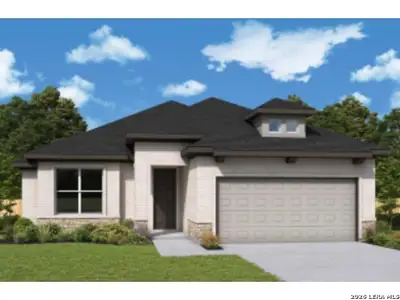 New construction Single-Family house 1808 Lost Cedar, New Braunfels, TX 78132 plan The Periwinkle - image