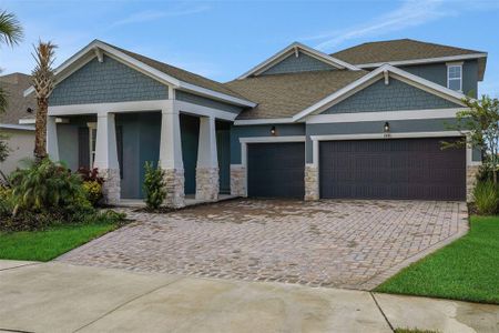 New construction Single-Family house 17421 Crisp Apple Ln, Land O' Lakes, FL 34638 plan Arlington W/ Bonus - Single Family Homes - image