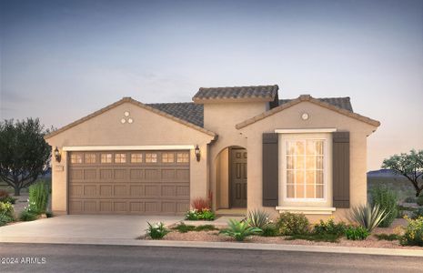 New construction Single-Family house 7123 W Hedge Hog Place, Peoria, AZ 85383 Sagebrush- photo 0