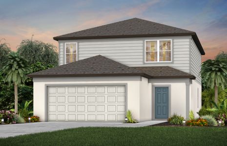 New construction Single-Family house 10423 Hidden Banks Gln, Parrish, FL 34219 plan McNair - image