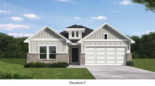 New construction Single-Family house 162 Ayres Horn, Cedar Creek, TX 78612 plan Young - image