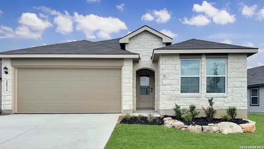 New construction Single-Family house 20934 Gravel Keep, San Antonio, TX 78266 plan The Gaven - image