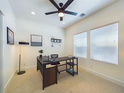 Bedroom with an ensuite on the first floor.