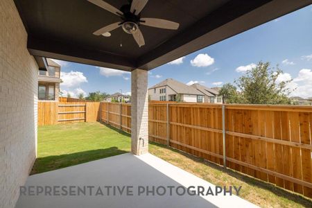 New construction Single-Family house 503 Outrider Ct, Liberty Hill, TX 78642 plan Weston - image