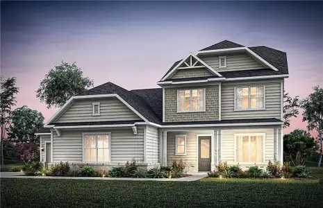 New construction Single-Family house 1141 Pine Valley Trl, Hoschton, GA 30548 plan Fieldcrest - image