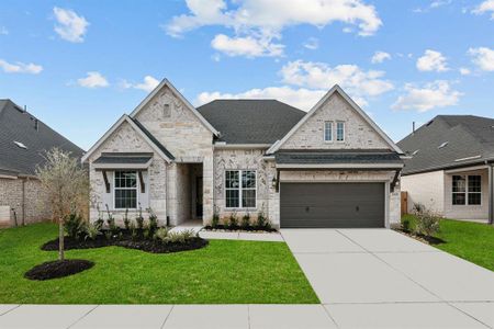 New construction Single-Family house 29619 Conifer Street, Tomball, TX 77375 The Omaha- photo 0