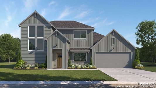 New construction Single-Family house 29004 Rock Canyon, Bulverde, TX 78163 The Lancaster- photo 0