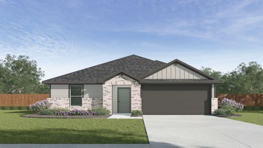 New construction Single-Family house 13407 Eppright Trce, Manor, TX 78653 plan The Austin - image