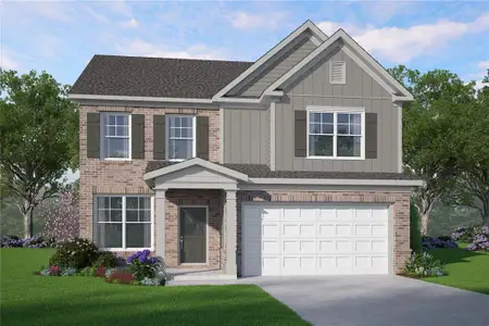New construction Single-Family house 8135 Pine Ridge Rd, South Fulton, GA 30213 plan Mallow - image